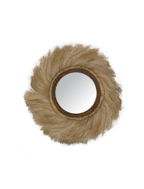 Miroir en feuilles d'abaca Miroir en feuilles d'abaca