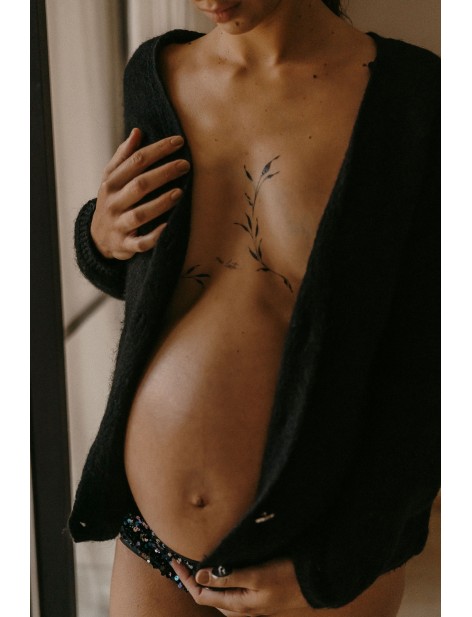 Tatouage de grossesse - Noir Tatouage de grossesse - Noir