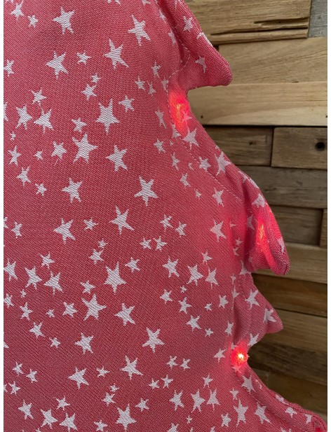 Sapin upcyclé 70cm - Rouge Sapin upcyclé 70cm - Rouge