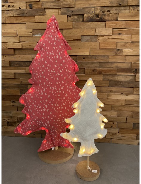 Sapin upcyclé 70cm - Rouge Sapin upcyclé 70cm - Rouge